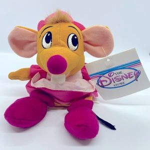 Disney Beanie CINDERELLA Suzy Mouse NWT retired